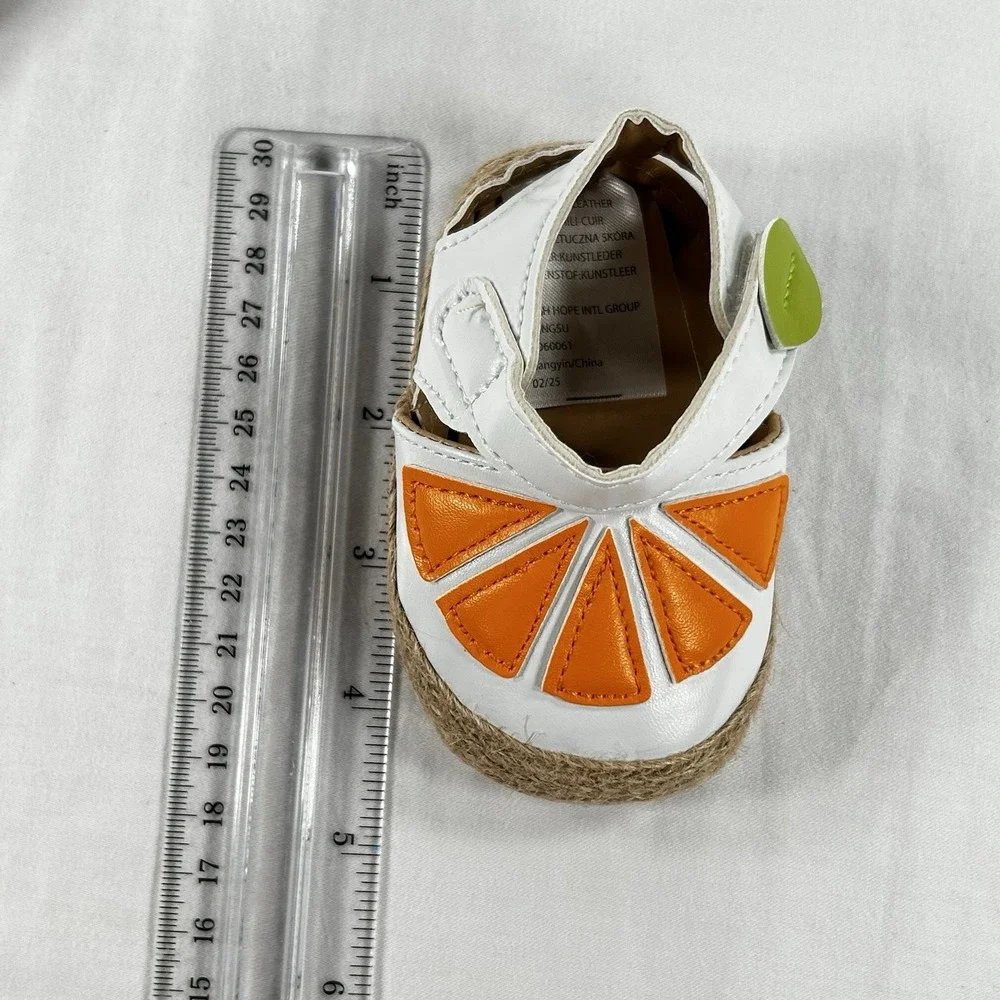 Rachel Zoe Los Angeles New York Citrus Shoes  Infant Toddler 3 Months Orange